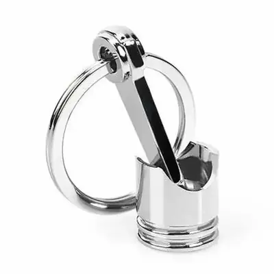 Image de Porte-clés Moteur en Alliage de Zinc - Design Argenté