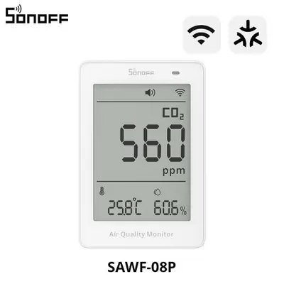 Image de Moniteur CO2 Intelligent avec WiFi et Alarme