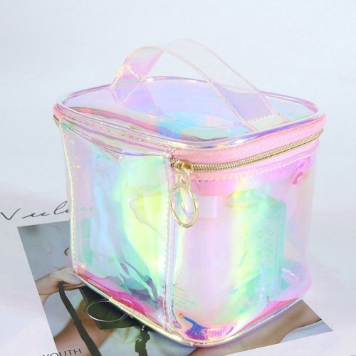 Image de Sacs de Rangement Transparent Colorés pour Voyage