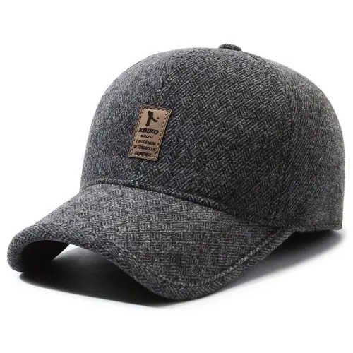 Image de Casquette Hiver Chaude avec Oreillettes - Protection Anti-Vent