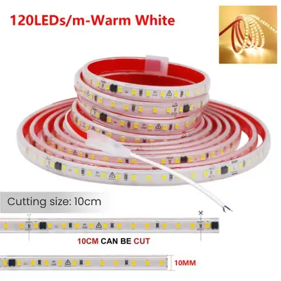 Image de Bande LED Extérieure Étanche 220V - 30m Flexible Découpable