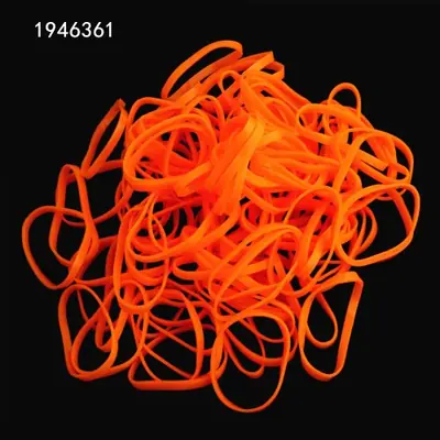 Image de Élastiques Cheveux Blancs Transparent - Lot de 902 Bandes Élastiques