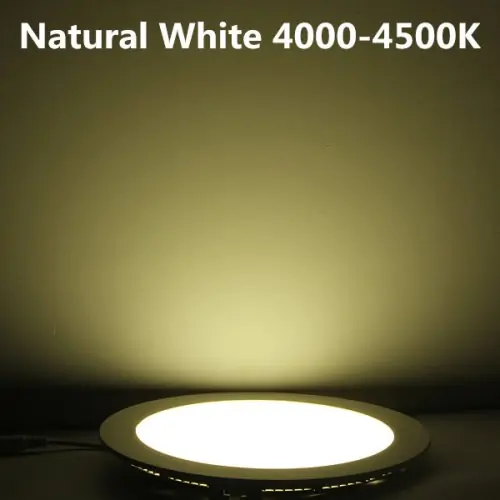 Image de Plafonnier LED Encastrable 3W-25W - Lumière Blanc Chaud & Froid