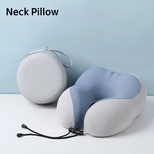 Imagen de Almohada Portátil en Forma de U para Cuello - Suave y Lavable