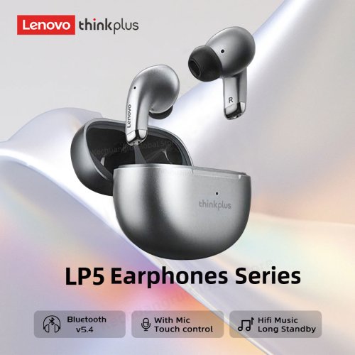 Zdjęcie Słuchawki Lenovo LP5 Pro – Bezprzewodowe, Niskie Opóźnienie, Idealne do Gier