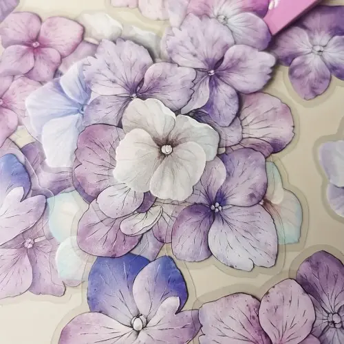 Image de Autocollants Vintage Fleurs & Plantes - 50 pcs