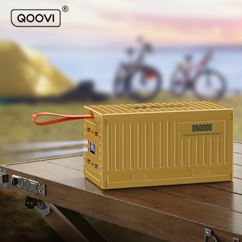 Image of Qoovi 60000mAh Power Bank with 22.5W PD & QC 3.0 Fast Charging – Ultra-Capacity Portable Charger for iPhone, Xiaomi, and All Smartphones