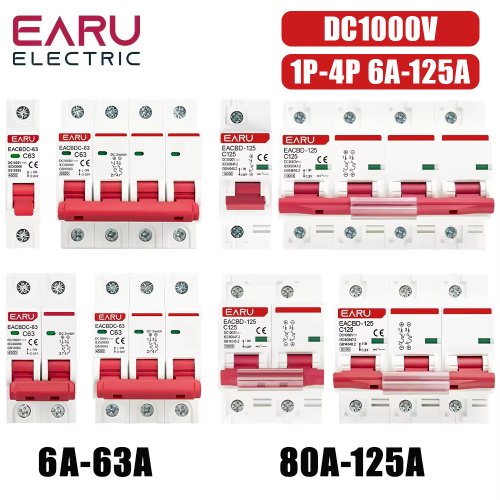 Imagen de Interruptor Solar DC 1000V - Protección Segura para Sistemas Fotovoltaicos