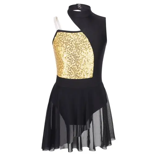 Image de Robe de Danse Étincelante pour Filles - Ballet & Patinage Artistique