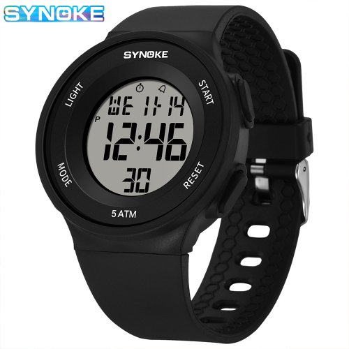 Afbeelding van Synoke Digitale Horloges Dame Sport Lichtgevende Multifunctionele Waterdichte Chrono Polshorloge Outdoor Meisjes Mode Student Horloge Nieuw