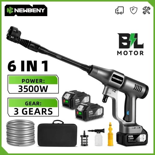 Bild von Cordless Hochdruckreiniger 3500W – Effizient & Mobil für Auto & Garten