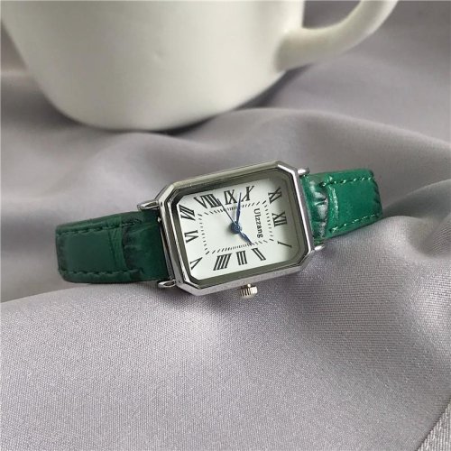 Imagen de Reloj Retro para Mujer con Correa de Cuero
