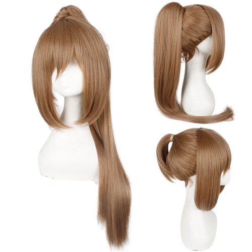 Image of Natural-Looking Synthetic Ponytail Wig for Women and Girls – Perfect for Role Play, Holiday Parties, and Halloween Costumes