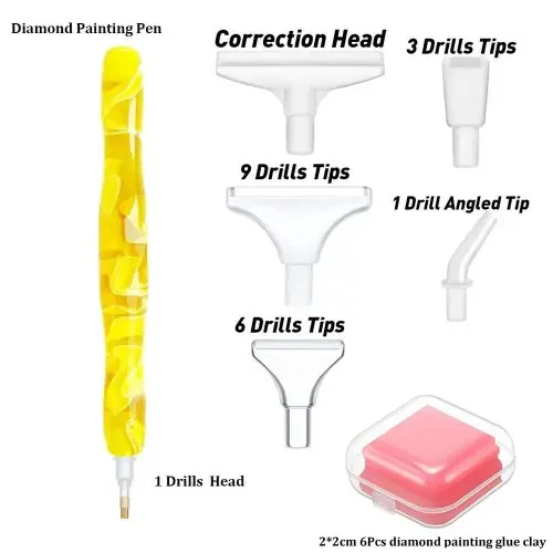 Image de Kit de Peinture Diamant 5D - 13 Pièces