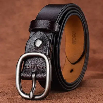 Image de Ceinture en Cuir pour Femme - Élégante & Résistante