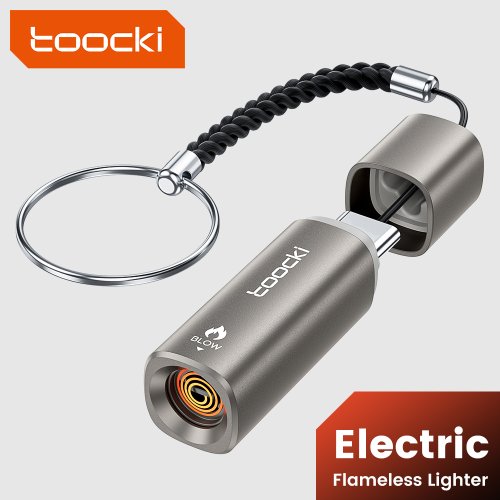 Bild von Toocki TG13 14 Typ-C Mini Elektrofeuerzeug – Flammenloses, Winddichtes und Schnelles Zündgerät mit Plug-and-Play-Funktion für unterwegs