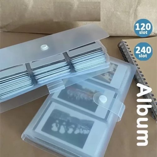 Album Cartes Transparent 120-240 Fentes - Organisez Vos Collections