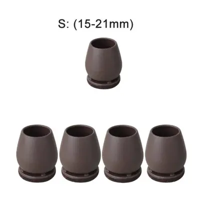Image de Protège-Sols pour Meubles - 8 Pièces en Silicone & Feutre