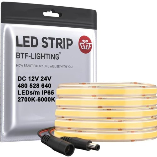 Imagen de Tira LED COB Impermeable 5m - Iluminación Flexible y de Alta Calidad