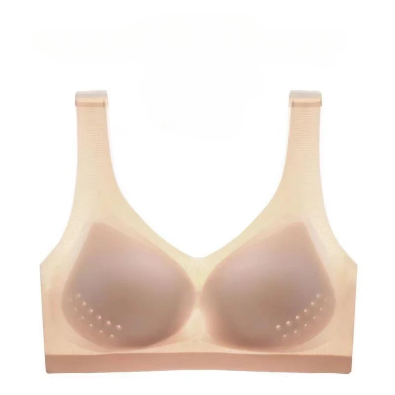 Immagine di Reggiseni da donna Reggiseno ultra sottile senza fili senza cuciture Reggiseno traspirante per il so...