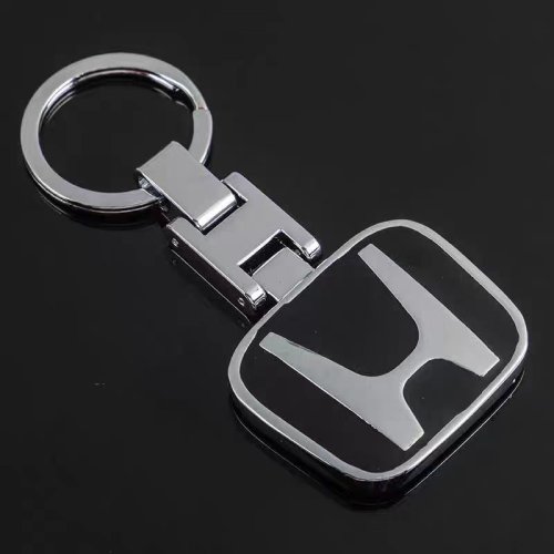 Afbeelding van 1 stks Auto Logo Sleutelhanger Metalen Sleutelhangers Accessoires Voor Honda Civic Fit Jazz Accord Pilot CRV Odyssey Paspoort Stad shuttle HRV