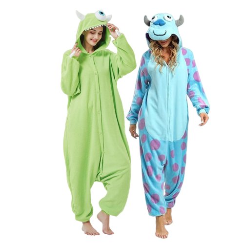 Image de Costume Monstre Mike Wazowski - Onesie Kigurumi Adulte