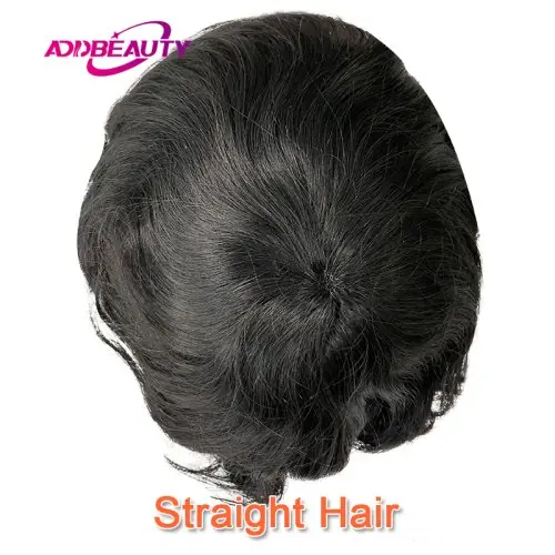 Image de Perruque Homme Toupet Mono - Cheveux Humains Indiens Remy