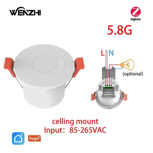Image de Capteur de Mouvement Intelligent Zigbee & WiFi