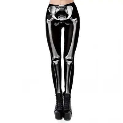 Image de Leggings Crâne Femme - Style Halloween & Streetwear