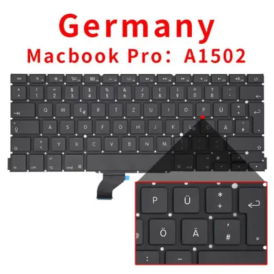Image de Clavier A1502 pour MacBook Pro Retina 13" - Neuf