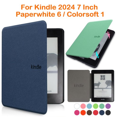 Bild von Magnetische Schutzhülle für Kindle Paperwhite 2024 – Elegante Tasche mit ColorSoft-Design