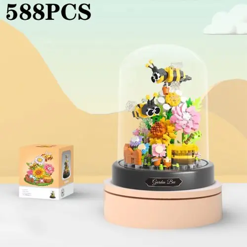 Image de Blocs de Construction Bonsaï Insectes - Jouet Éducatif pour Enfants