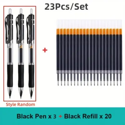 Image de Stylo Bille Rétractable 0.5mm - Grande Capacité