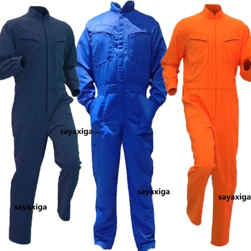 Image de Combinaison de Travail Résistante - Uniforme Mécanicien Multipoche