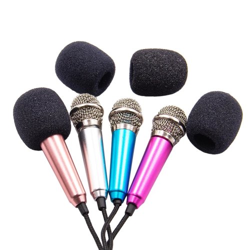 Immagine di Microfono Stereo Portatile da 3,5 mm per Smartphone, PC e Karaoke – Alta Qualità Audio per Registrazione e Streaming