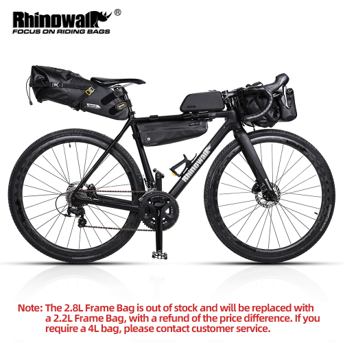 Imagen de Bolsa de Bicicleta Impermeable Rhinowalk - Ideal para Viajes