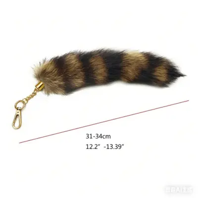 Image de Porte-clés Fourrure Renard Mignon - Accessoire Tendance