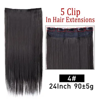 Image de Extensions de Cheveux Rouges Longs - 7 Pièces Clips