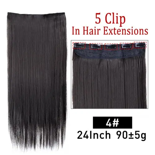 Image de Extensions de Cheveux Rouges Longs - 7 Pièces Clips