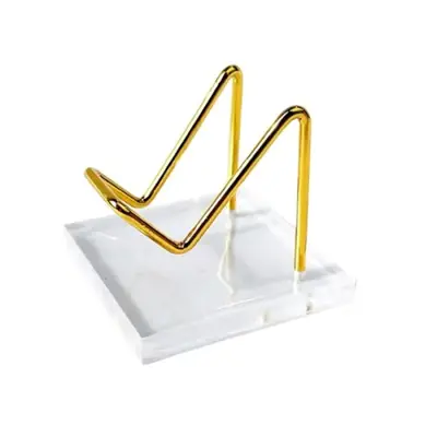 Image de Présentoir Élégant en Métal & Acrylique pour Bijoux en Cristal