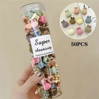 Image de 50 Pince à Cheveux Mignonnes Mini - Accessoires de Coiffure pour Filles