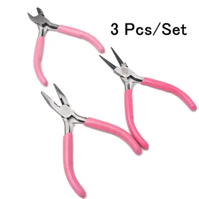 Image de Kit de Pinces à Bijoux 4 Pièces - Outils Professionnels pour Création Artisanale