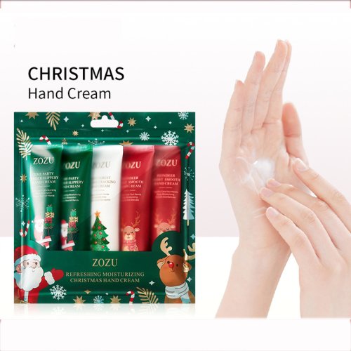 Image of Organic Shea Butter & Aloe Vera Hand Cream Set – 5-Pack Natural Moisturizing Travel Kit for Soft, Smooth Hands