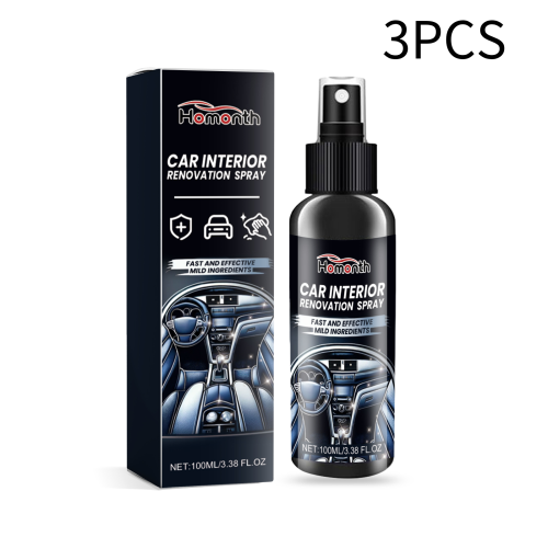 Afbeelding van 100 ml auto-interieur renovatie spray stoel dashboard reiniging, ontsmetting, onderhoud en renovatie zorgmiddel