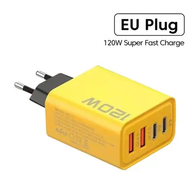 Image de Chargeur Rapide 120W USB-C pour iPhone, Xiaomi, Huawei & Plus