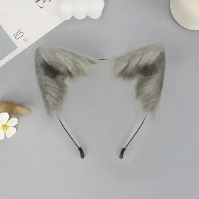 Image de Oreilles de Chat Renard en Peluche - Accessoire Cosplay Mignon