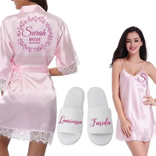 Rosa Kleid Schuh sash