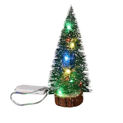 Image de Mini Arbre de Noël LED Lumineux - Décoration Festive