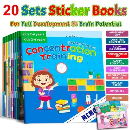 Image de Stickers Montessori Animaux - Jeu Éducatif pour Enfants 3-6 Ans