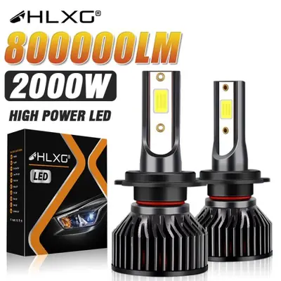 Image de Ampoules LED H4 H7 H11 6000K - Lumière de voiture puissante 12V